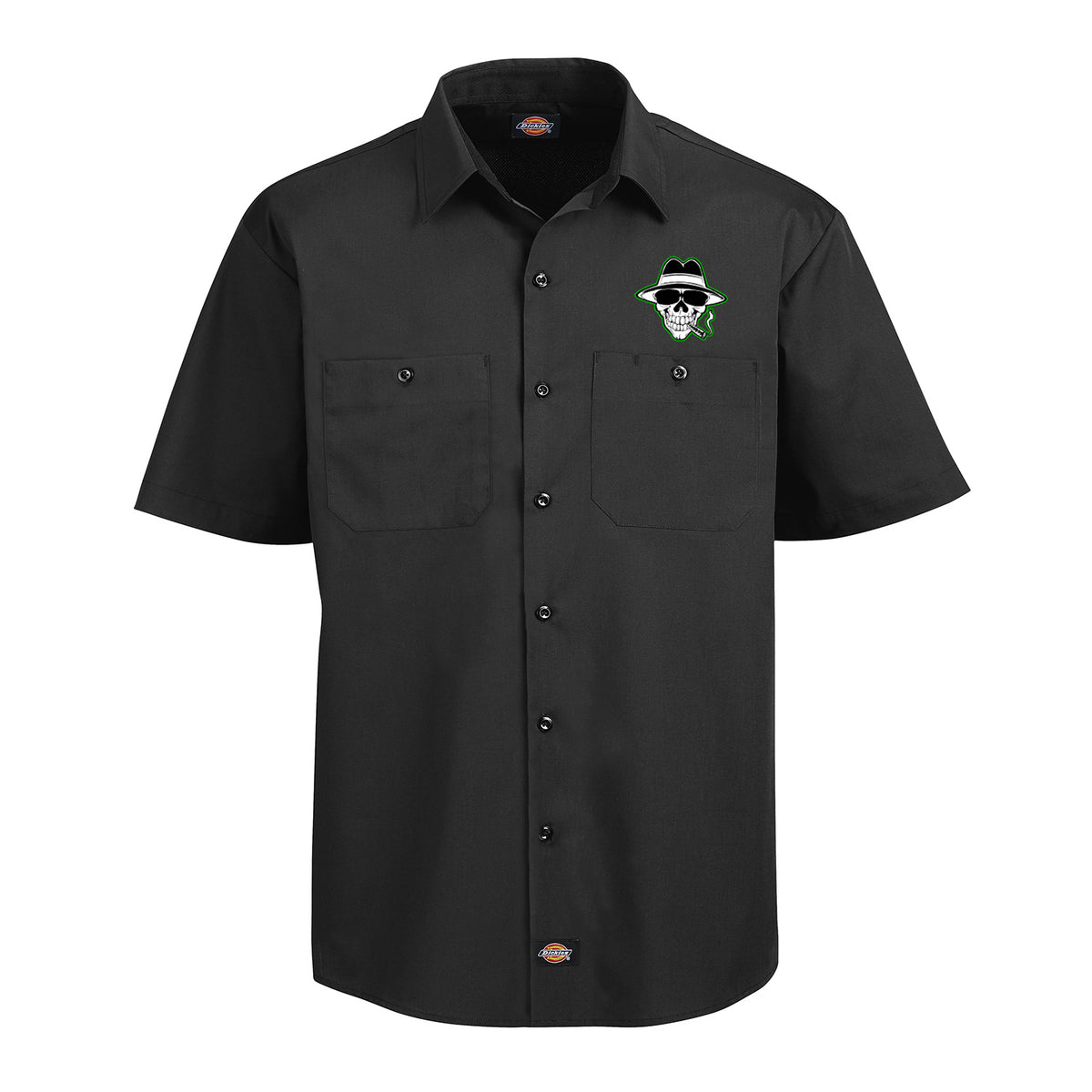 Bukshot Work Shirt Front (Green)