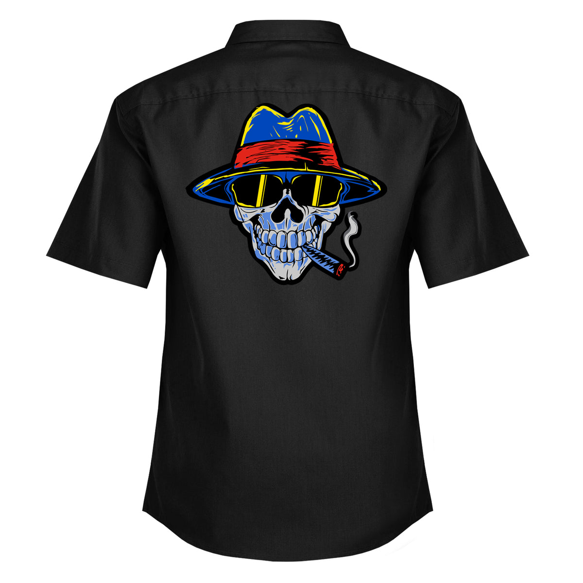 MSM-Smoking_Joe_Superman_Colors_Work_Shirt_Mock-Up_Back_v1