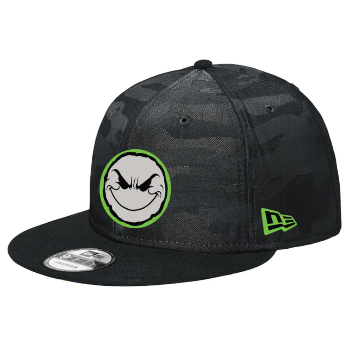 Weirdo_Gray_&_Green_Black_Camo_Black_Bill_Left_v1