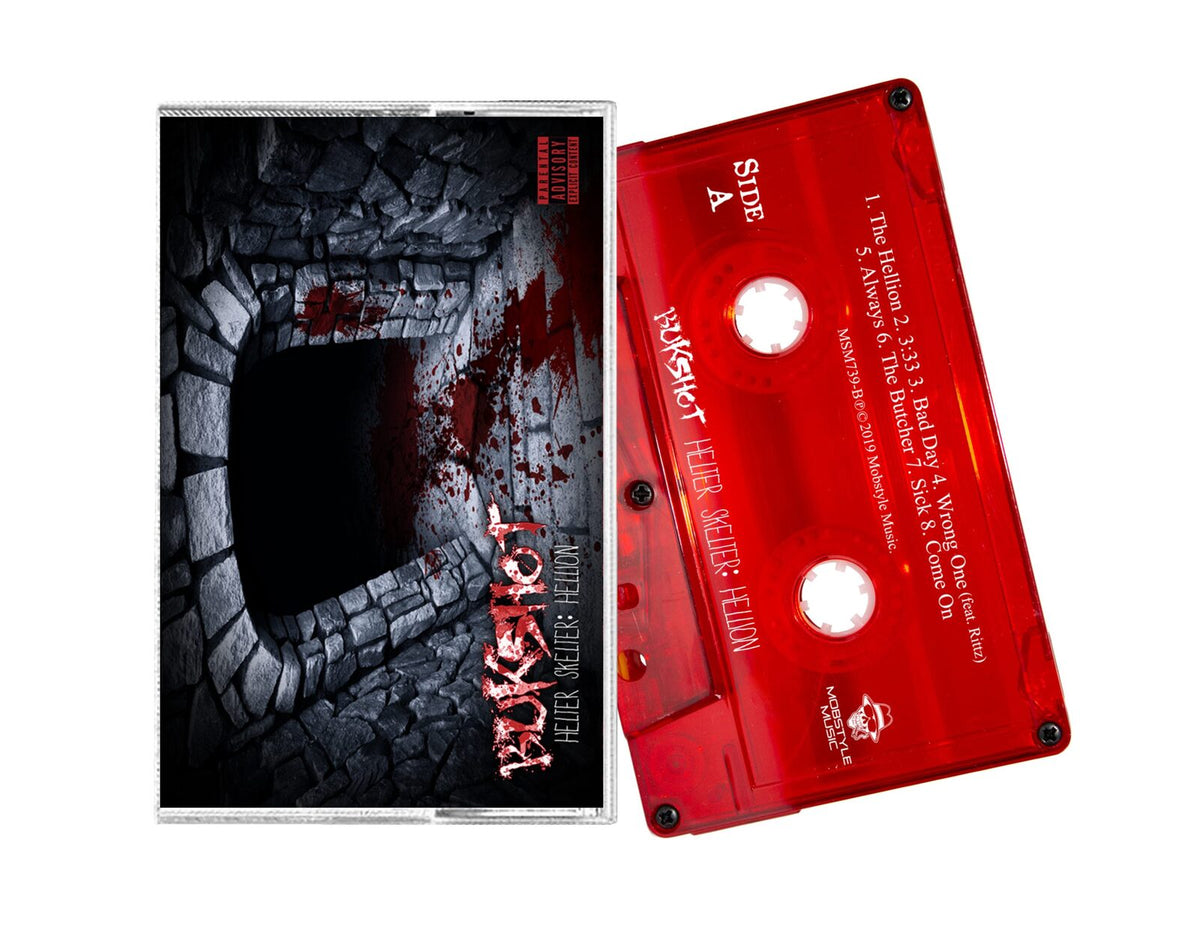 Helter Skelter Hellion Cassette Mockup Red Transparent 1