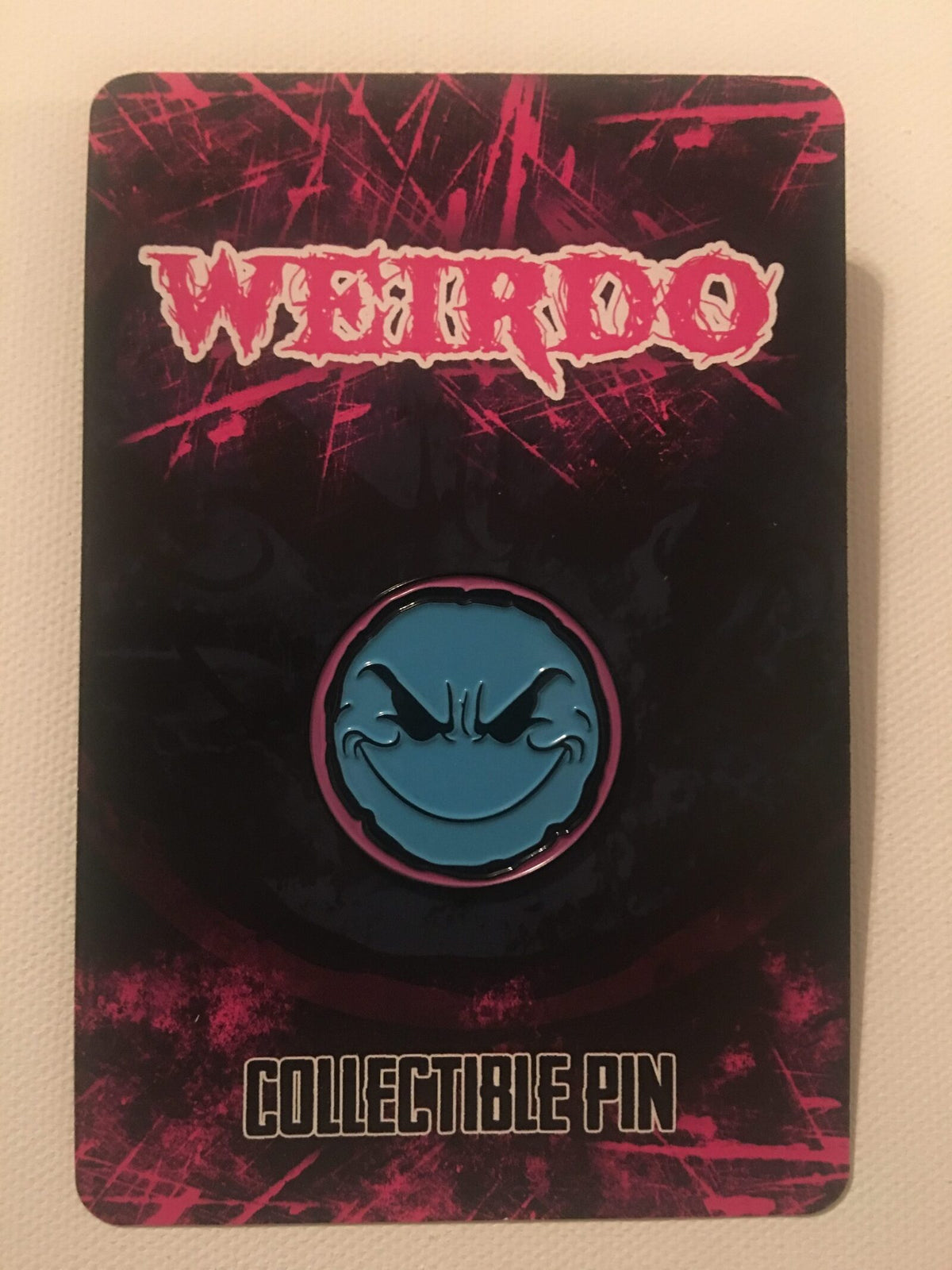 Weirdo Hat Pin Blue